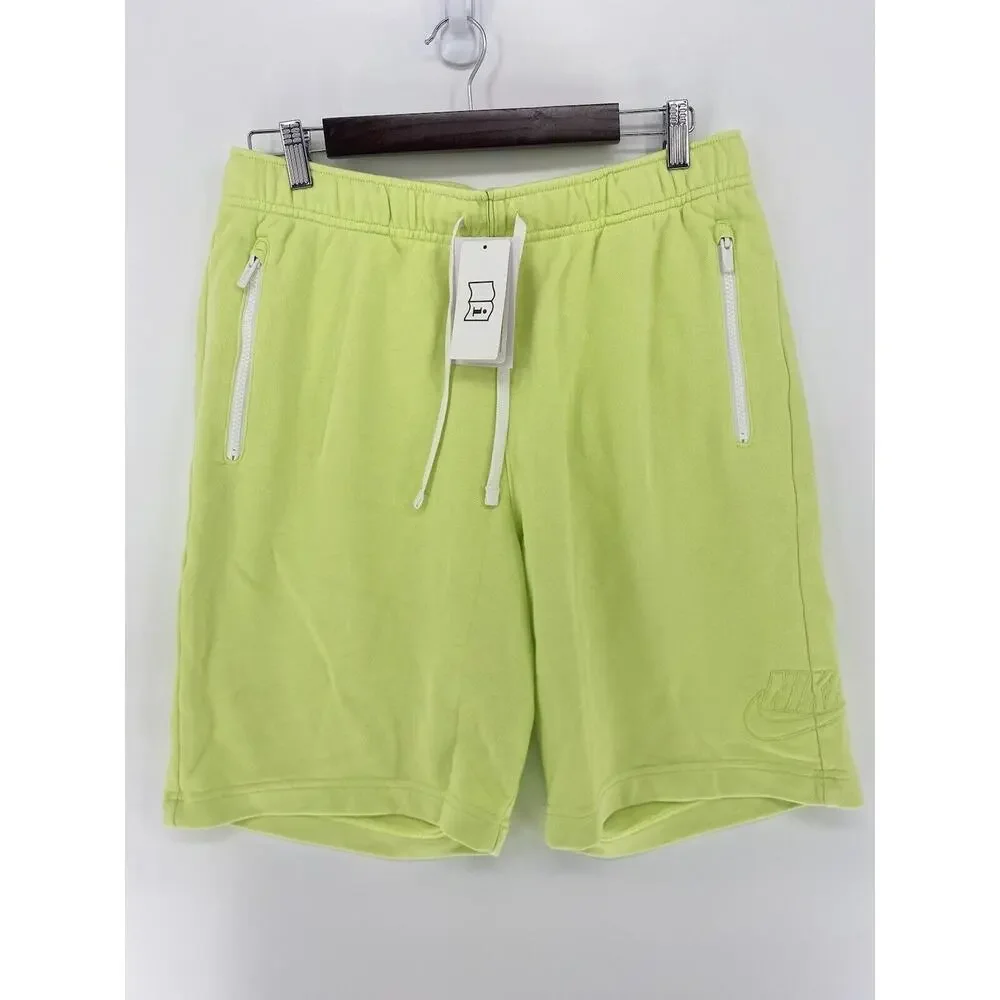 Nike Sportswear Modern Essentials French Terry Fleece Shorts Men's Green Large